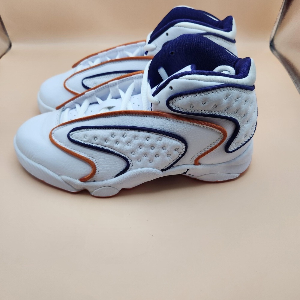 Jordan WMNS Air Jordan OG Shoes Womens Size 7 White Orange Sneakers CW0907-101